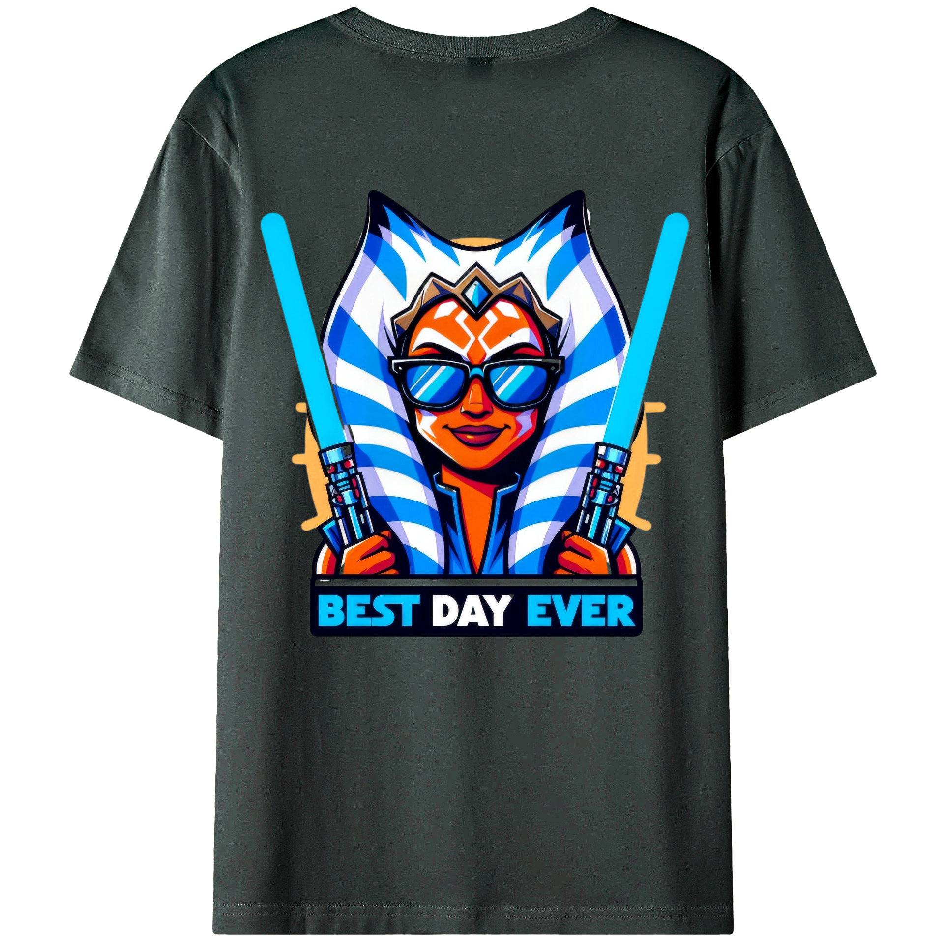 （画像用） スター・ウォーズ Star Wars 綿100％ メンズ半袖Tシャツ（バックプリント） 通気性